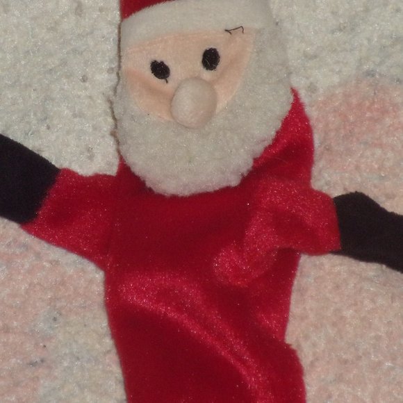 Plush Unstuffed Animal Red and White Santa Clause Toy Tagless - Picture 2 of 10